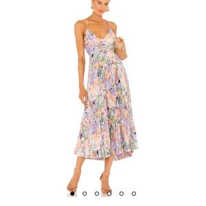 Astr Multicolor Floral Midi Dress